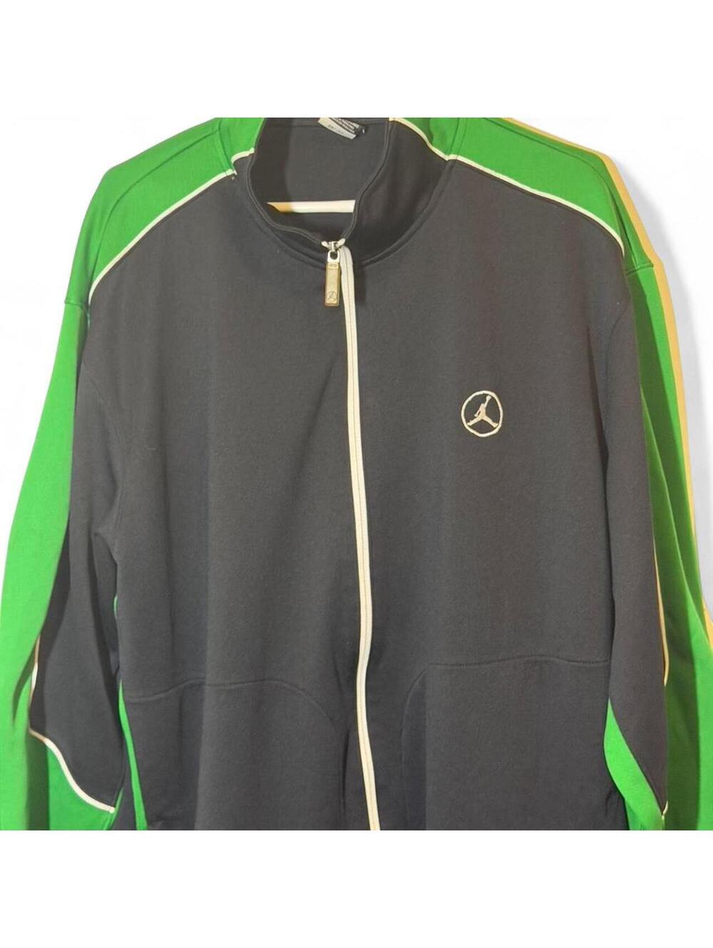 Jordan Dri-Fit Track Jacket Black and Green XXL